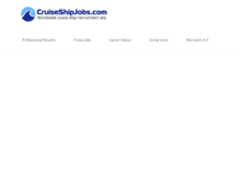 Tablet Screenshot of cruiseshipjobs.com
